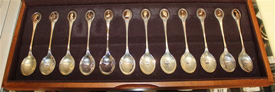 Pattern silver spoons